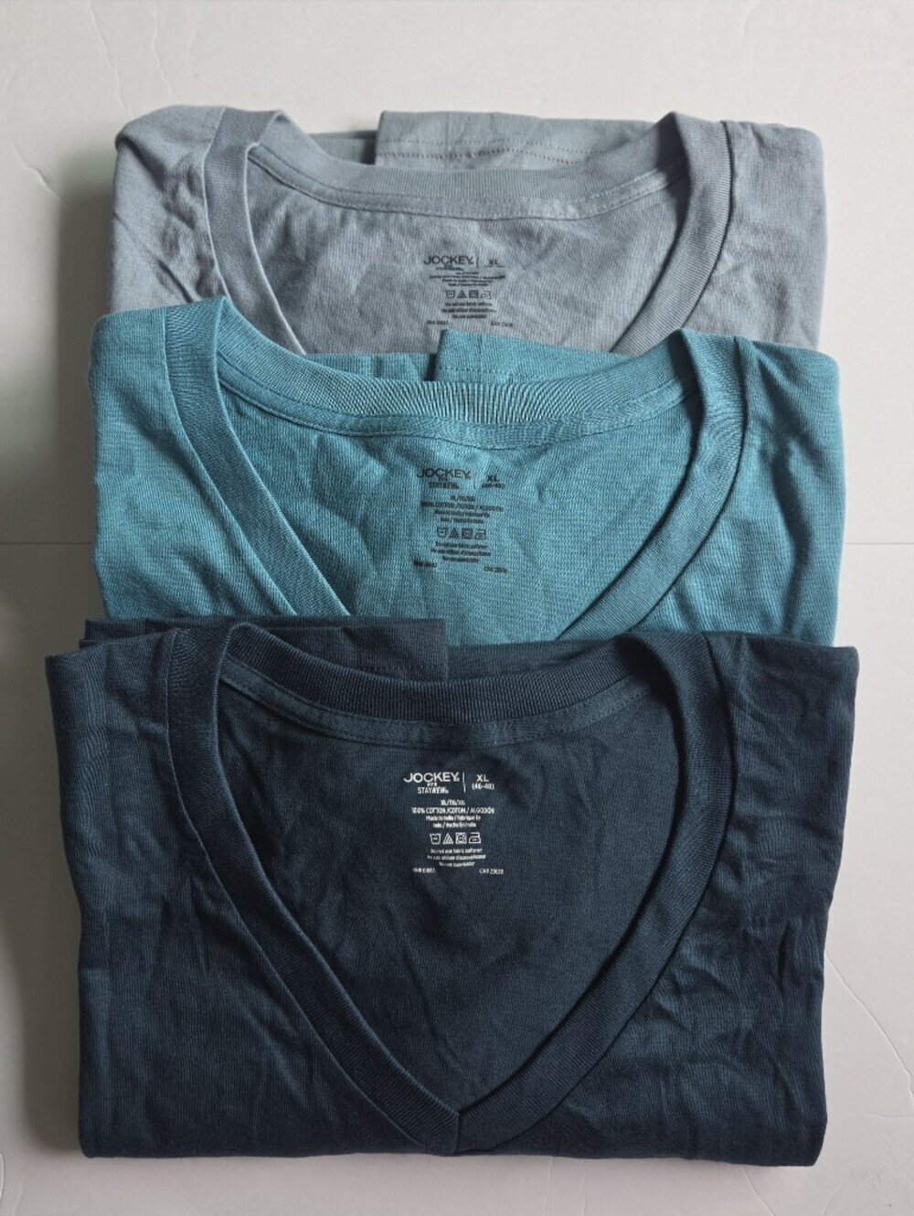 Jockey Classics Men's V-Neck Tee 3-Pack